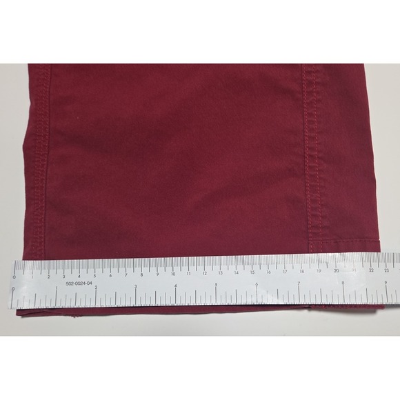 Kuhl Vintage Patina Dye Cargo Red Roll Up Hiking Pants Women's Size 8 Regular - Picture 10 of 14